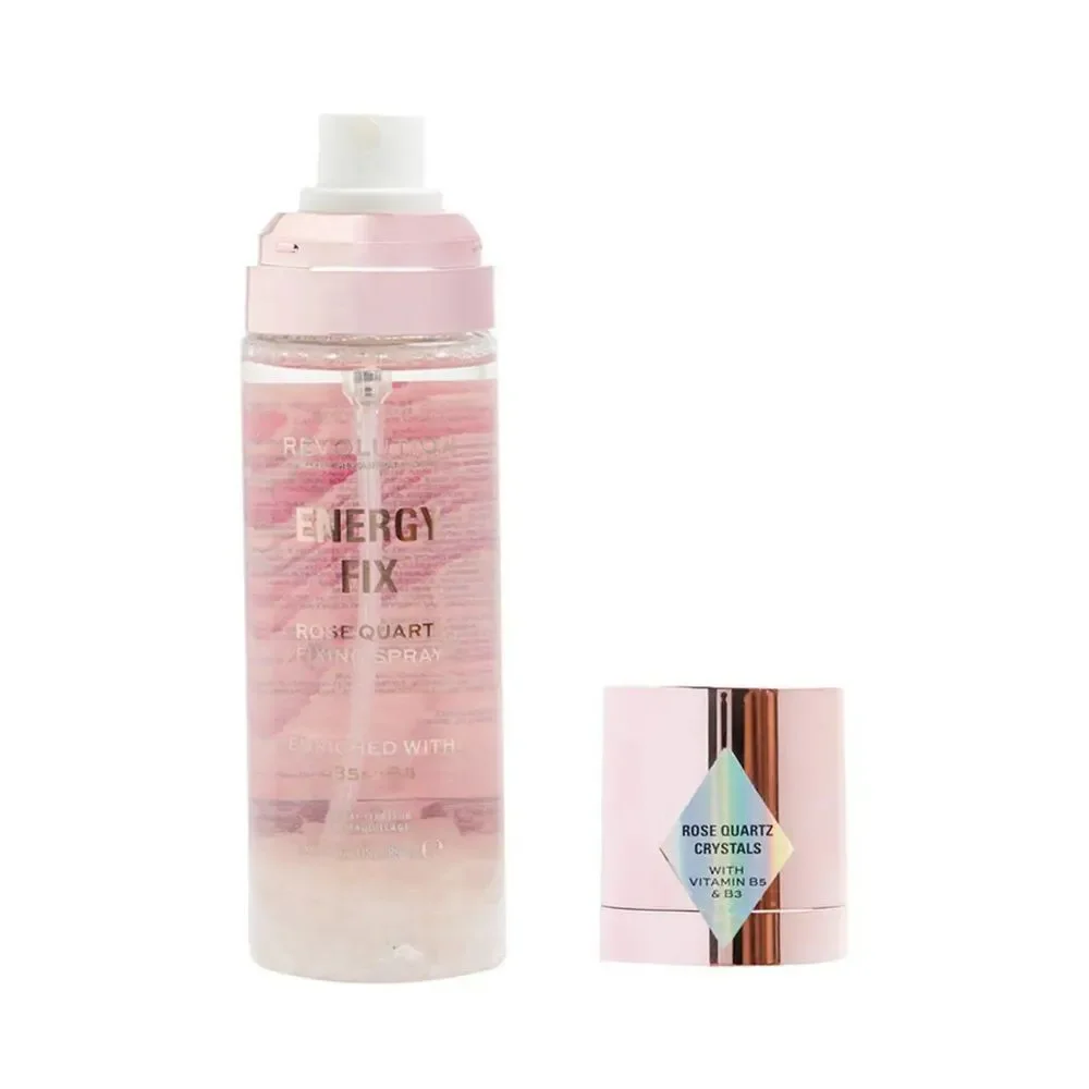 061/ Makeup Revolution Crystal Aura Fixing Spray Energy Fix Rose Quartz